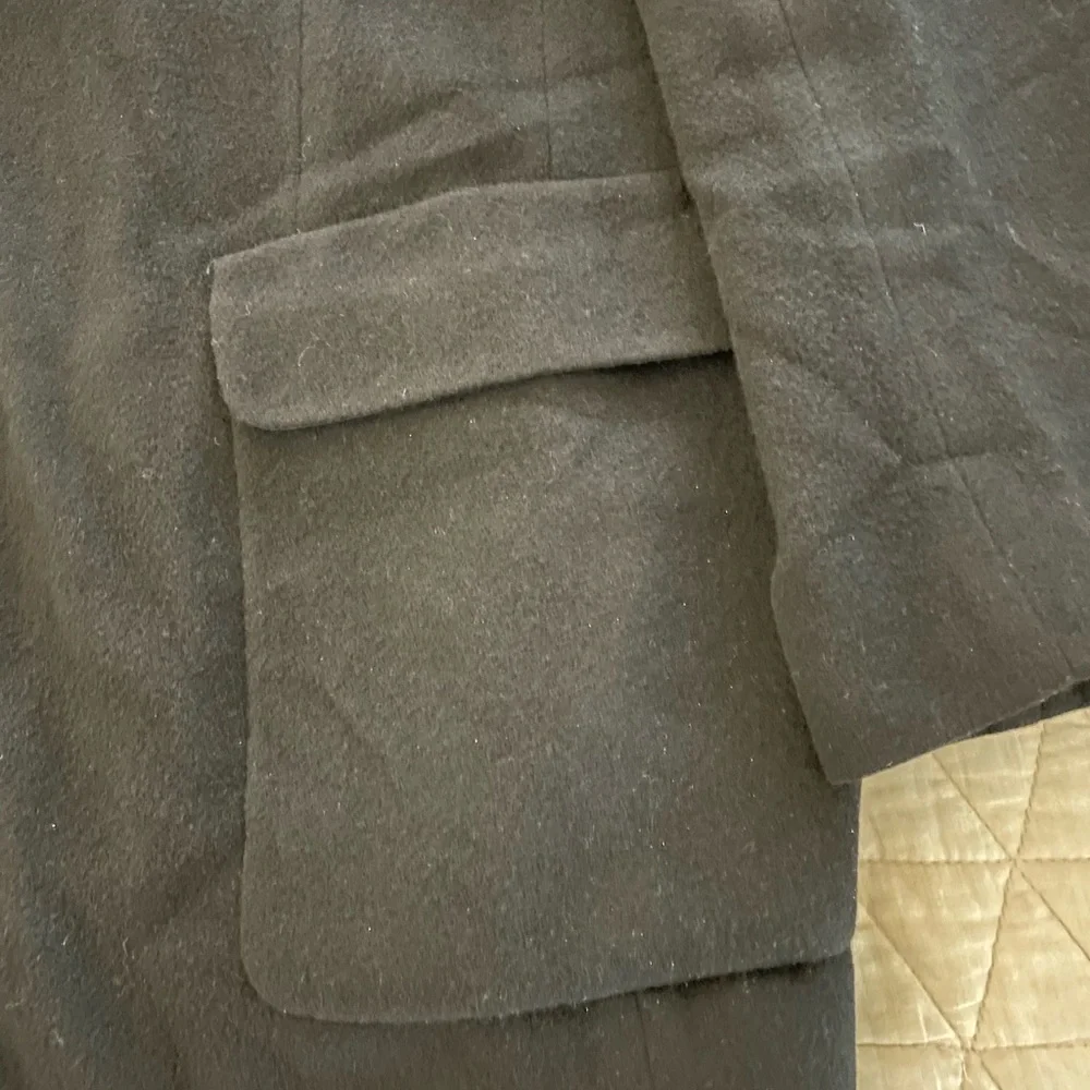 VESTIMENTA Made in Italy Vintage Thick Cashmere Sports Jacket in Black Size 42 R